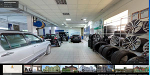 Google Панорамы интерьеров и виртуальный тур по автосервису Bosch Service Автолига